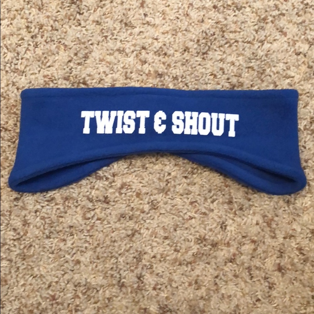 Blue Twist & Shout headband / ear cover